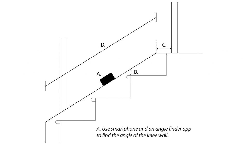 KneeWall Angle Diagram