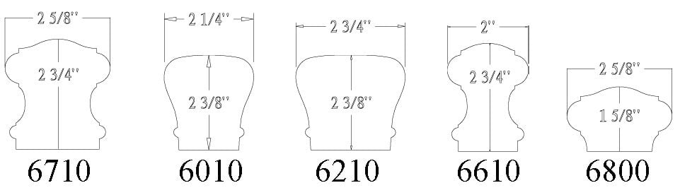 Wood Handrail Profiles