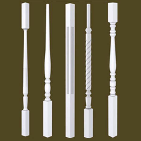 Wood Balusters & Stairs Spindles in 25 Wood Species