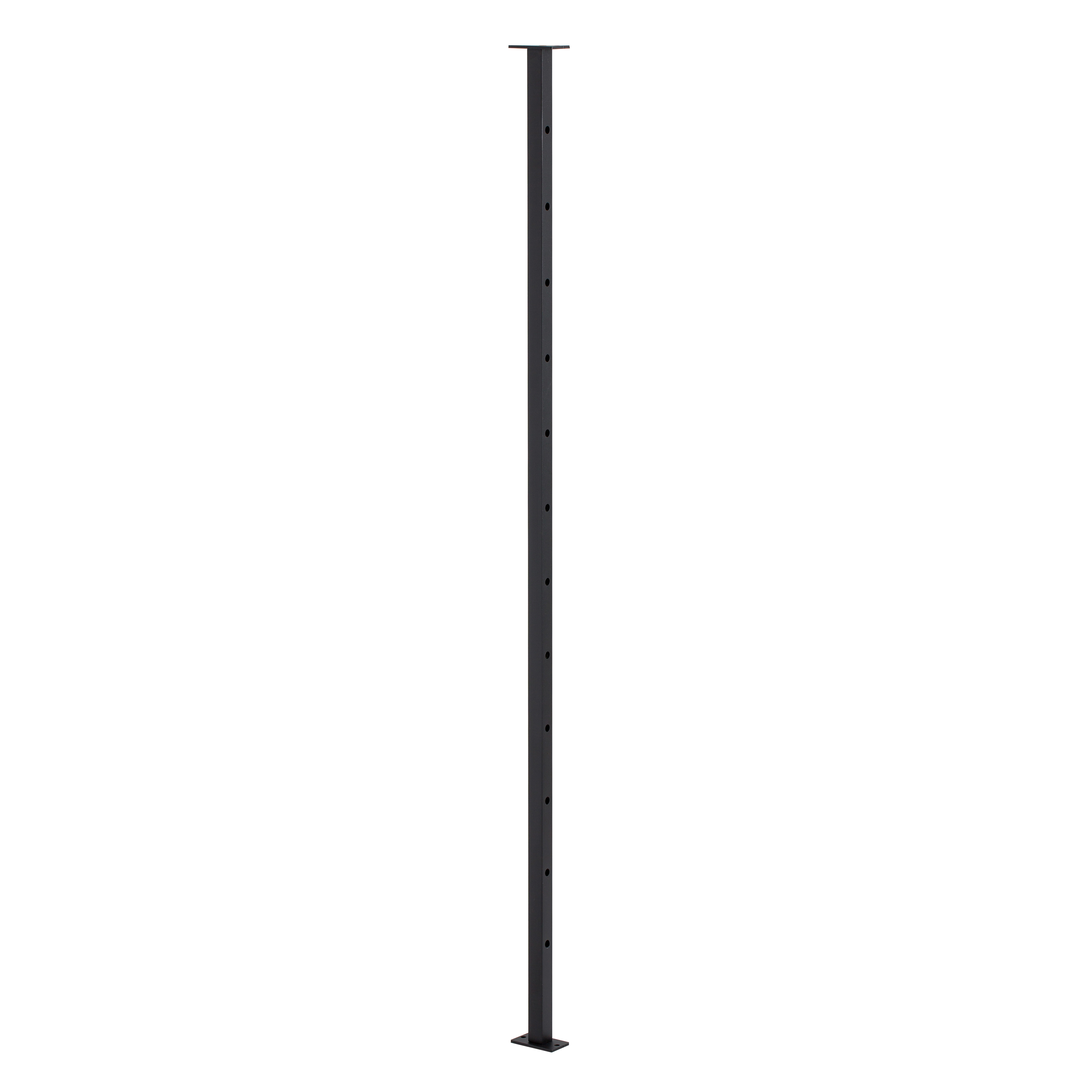 Aluminum – 3 4″ Intermediate Cable Railing Post - Stairsupplies™