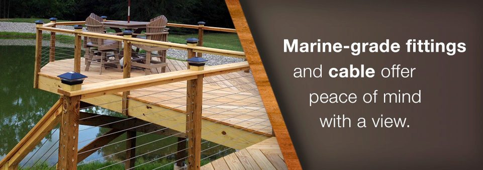 Wood Post Cable Rail Bundles for your Cable Railing System Project