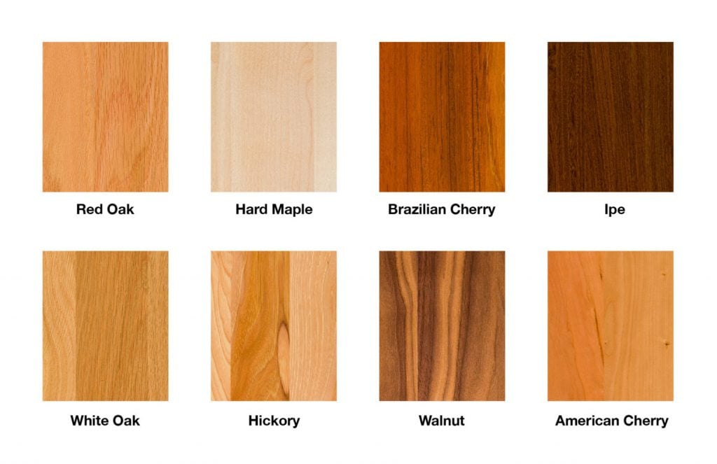 Common Species for Wood Stair Parts 