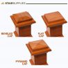 4891 Fluted Box Newel - StairSupplies™